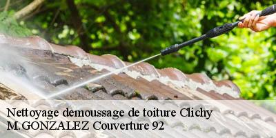 Nettoyage demoussage de toiture  clichy-92110 M.GONZALEZ Couverture 92